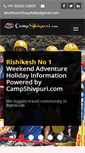 Mobile Screenshot of campshivpuri.com